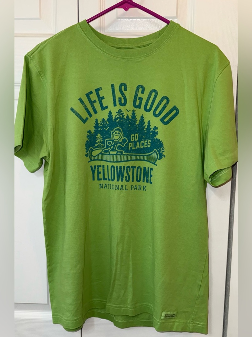Life Is Good Yellowstone tshirt
